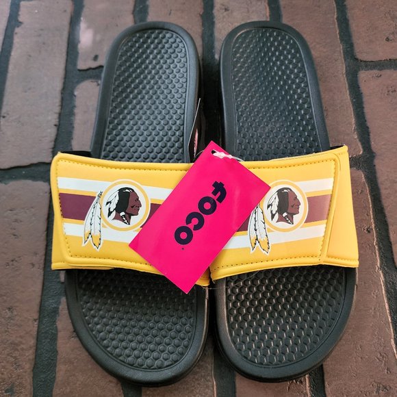 COPY - Mens NFL Football Legacy Sport Slide Sandals Flip Flops Sz  L - Picture 1 of 3